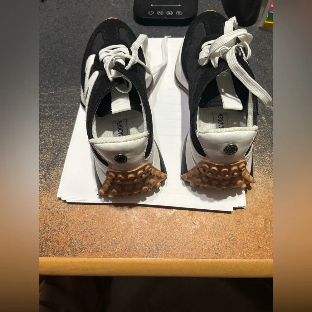 Steve Madden Black White Campo Sneaker